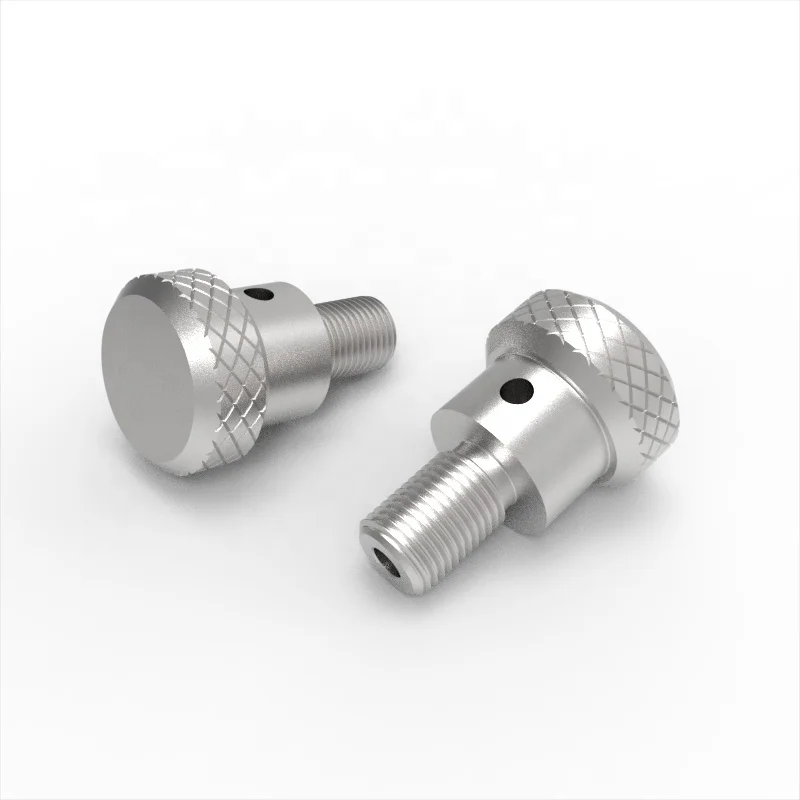 Нестандартные пользовательские высокоточные Наплечные болты из нержавеющей стали с накаткой металлические детали для изготовления токарных и сверлильных деталей с ЧПУ