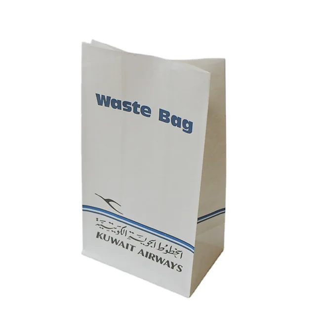 Custom Train/Bus/Airline Paper Logo Printed Barf Bag