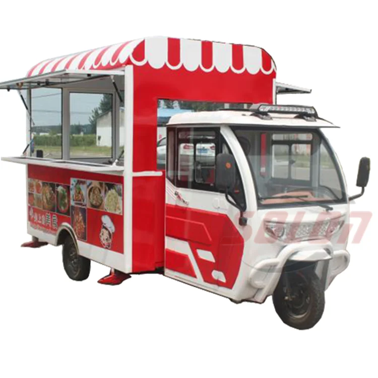 Hot Sale Tricycle Mobile Fast Food Hot dog Truck For Sale In USA
