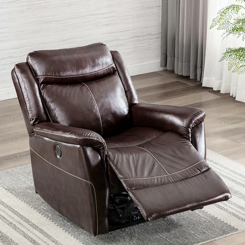 YKLINE Furniture Reclining Chair Leather Electric Recliner Chair Theater Seating