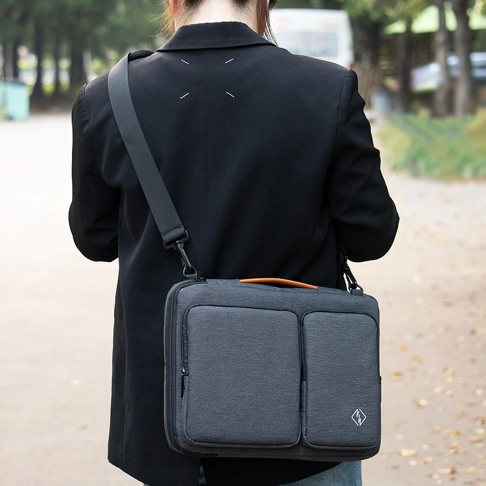 Custom-Made Seller Portable Computer Notebook Carrying Case Business Briefcase For Macbook DELL HP Laptop Shoulder Bag