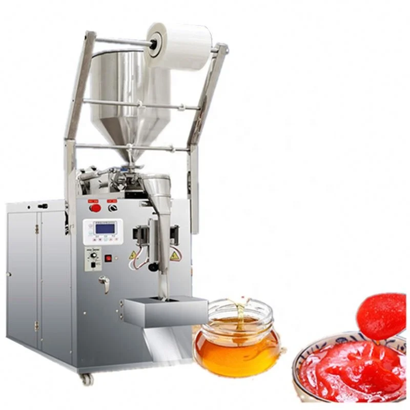Automatic 3 automatic packing machine выского sauce sachet honey ketchup packing machine for liquids