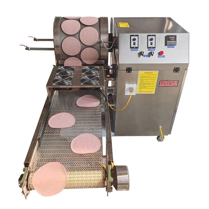 Multi sizes automatic continous double crepes thousand layer cake machine pancake mille layer crepe equipment