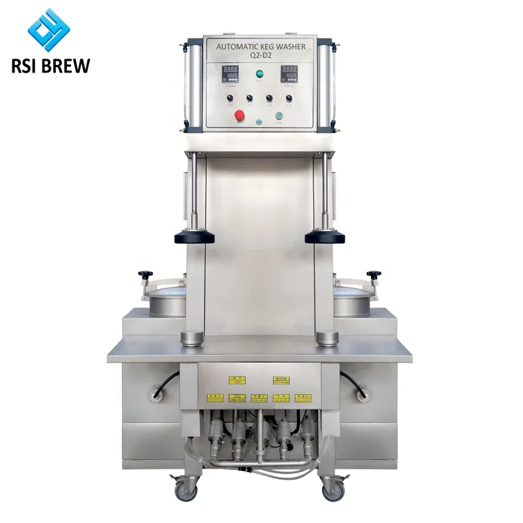 С высоким качеством с двумя головками автоматический розлив пива стиральная машина и машина для валяния оборудование