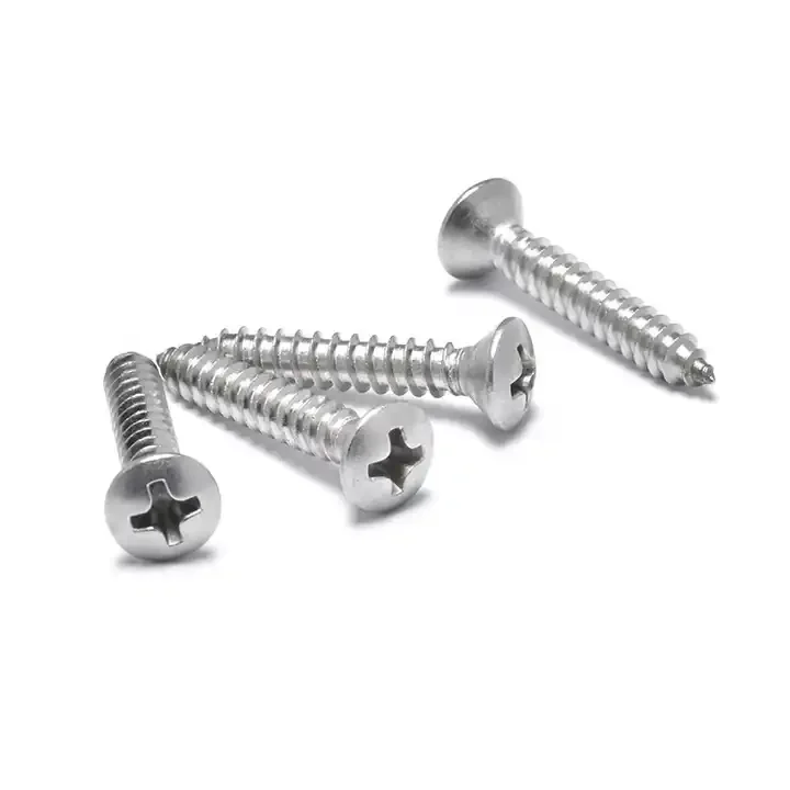 TOBO  Cross recessed countersunk head  Screws Nickel Alloy Inconel 825 with Metric Coarse and Fine Pitch Thread