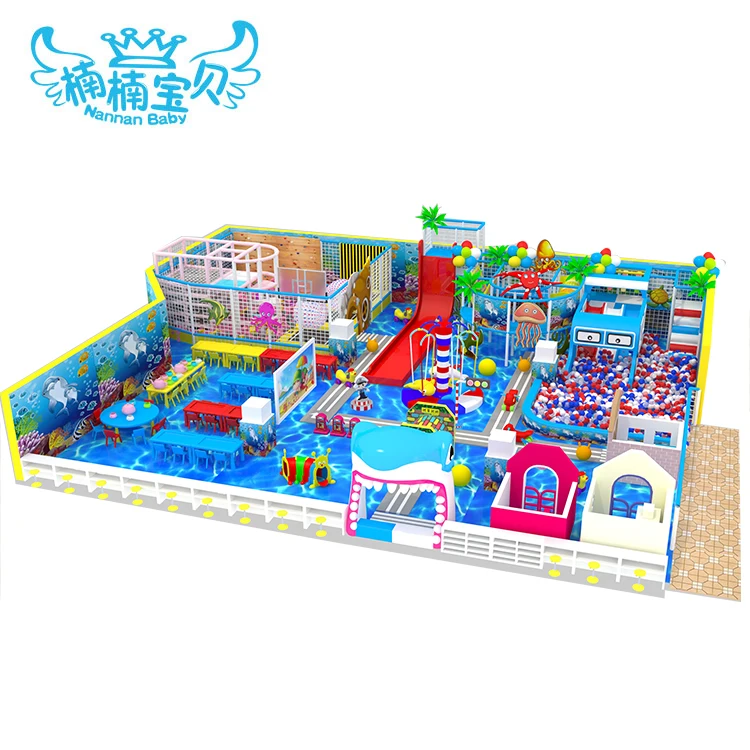 
Nannan Commercial amusement park Children Soft Play Indoor Playground Equipment set for Kids toddler play ground 