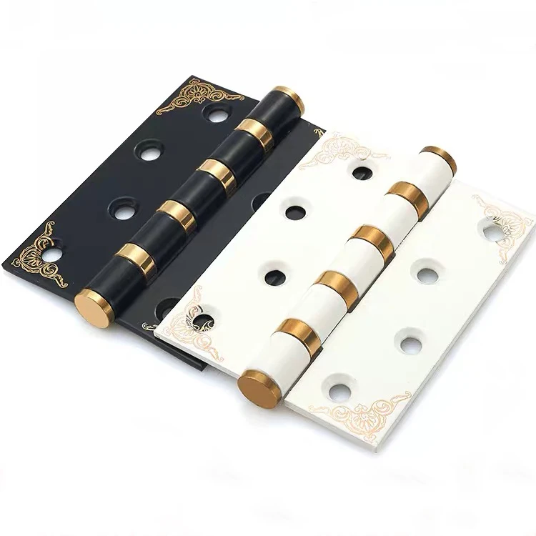 High quality 4 inch black color heavy duty metal stainless door hinge