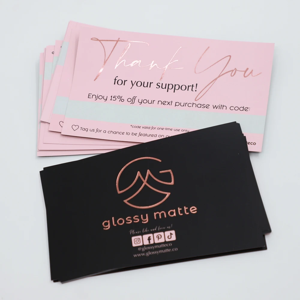 Custom Luxury Design Thank You Cards Jewelry Care Card Printable Instruction For Small Business Care Card