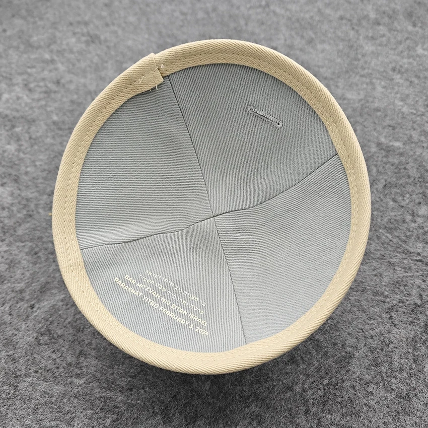 Wholesale Kippah Jewish Kippot Custom Logo High Quality Yarmulka Kippah For Jewish