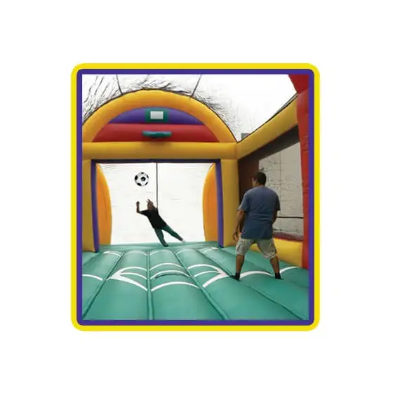 Commercial 5 Sports in 1 Place inflatable Giant Sports PLEX  inflatable multi function game field