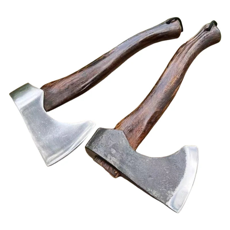 Best Hunting Survival Axe  Hatchet with Wood handle for  Outdoor Hiking and Climbing