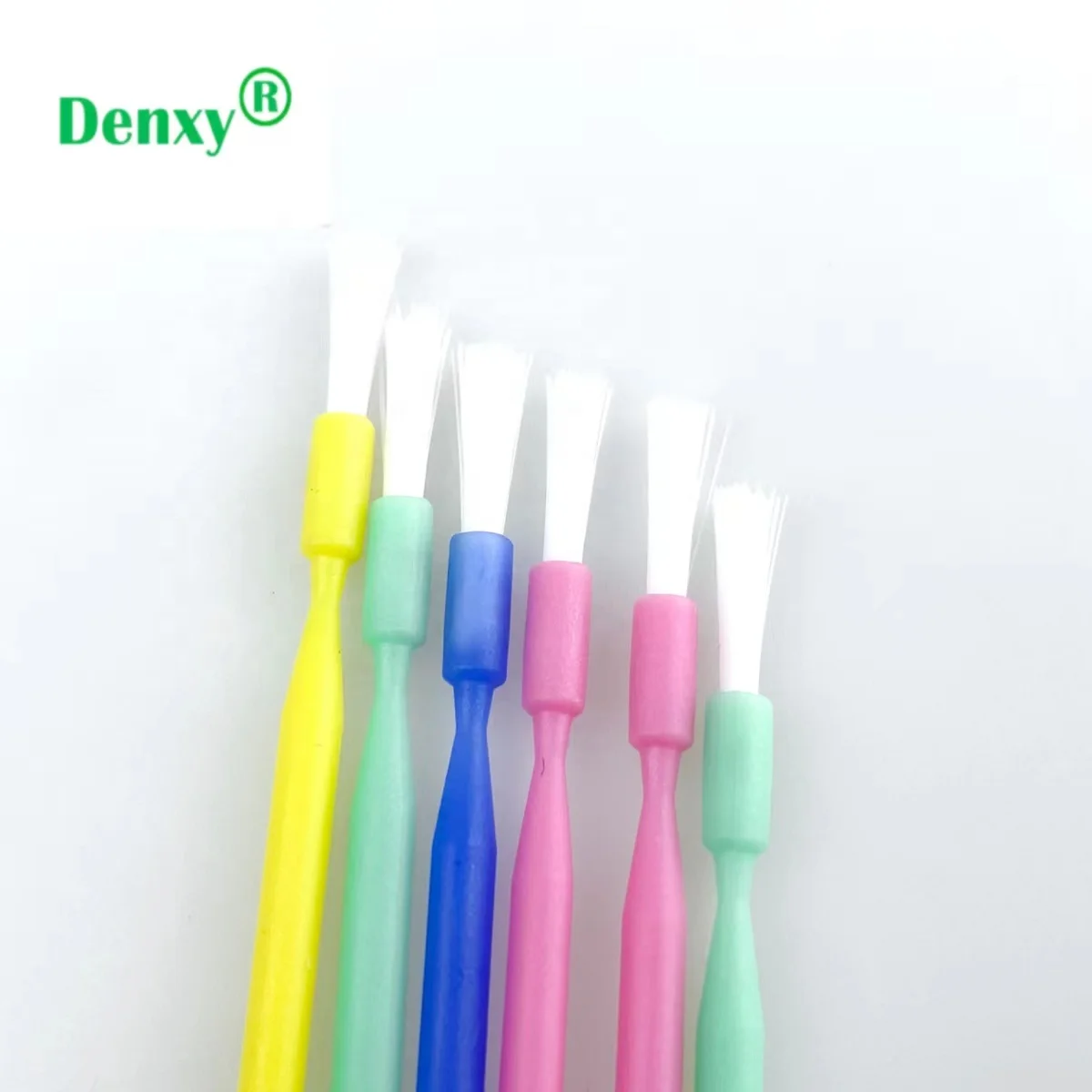 Одноразовая микрощетка Denxy Сгибаемая щетка-аппликатор с дозатором микроаппликаторы щетка щетки для нанесения зубов