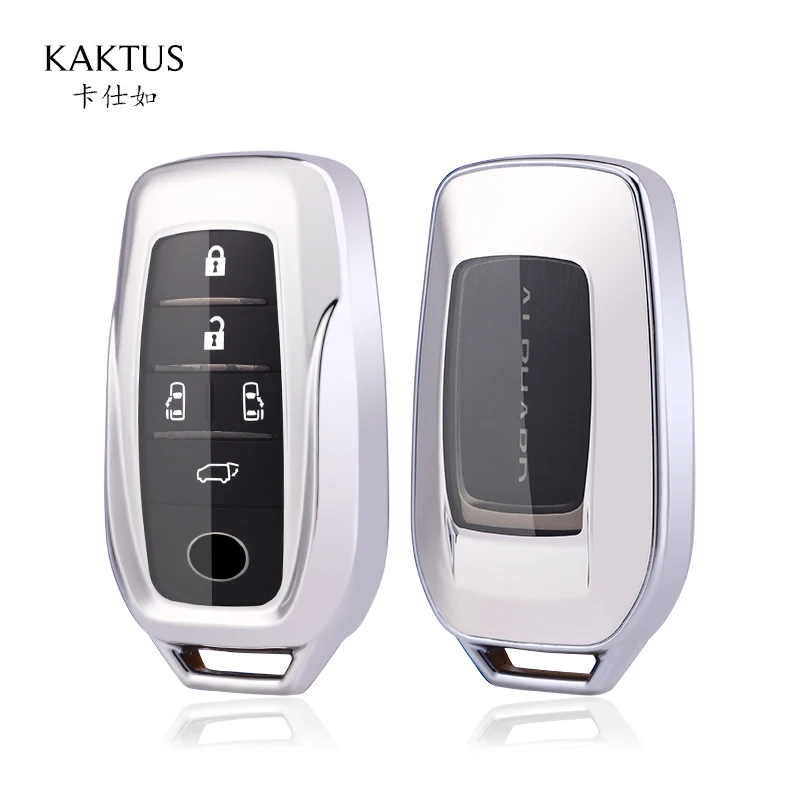 key case For Toyota Alphard/Vellfire Car Key Case TPU protect Cover Carkey shell