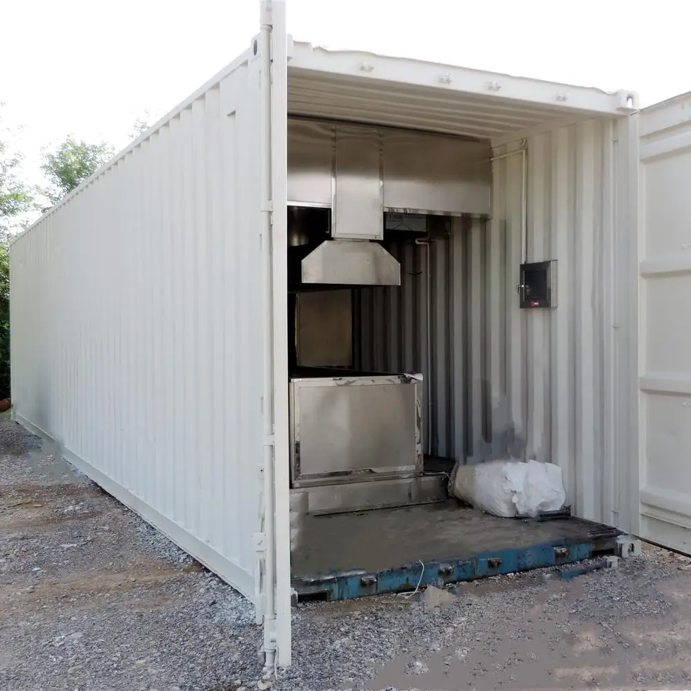 
2020 портативная система кремации для человеческой кремационной горелки печь на колесах высокая степень 1000 CE 