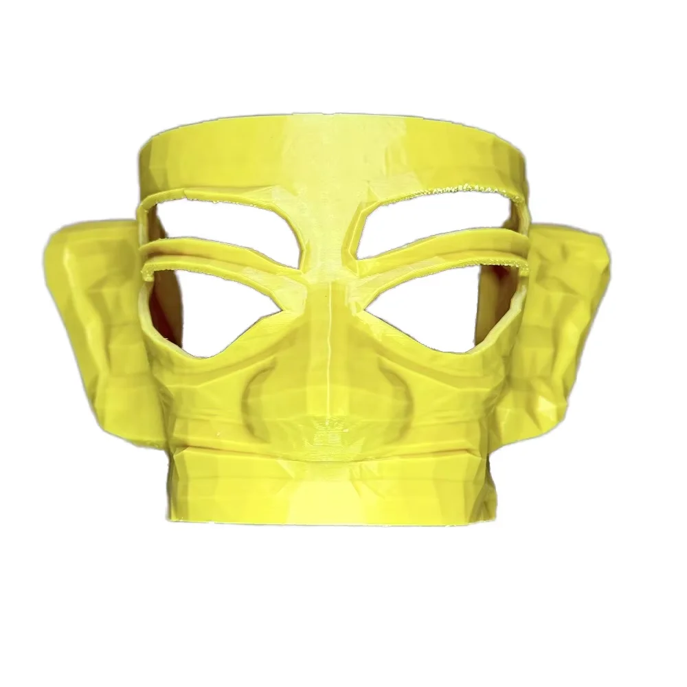 Модели бронзовых масок Sanxingdui с 3D-печатью орнаменты в китайском стиле изготовлены из экологически чистого пластика доступны для демонстрации «сделай свой»