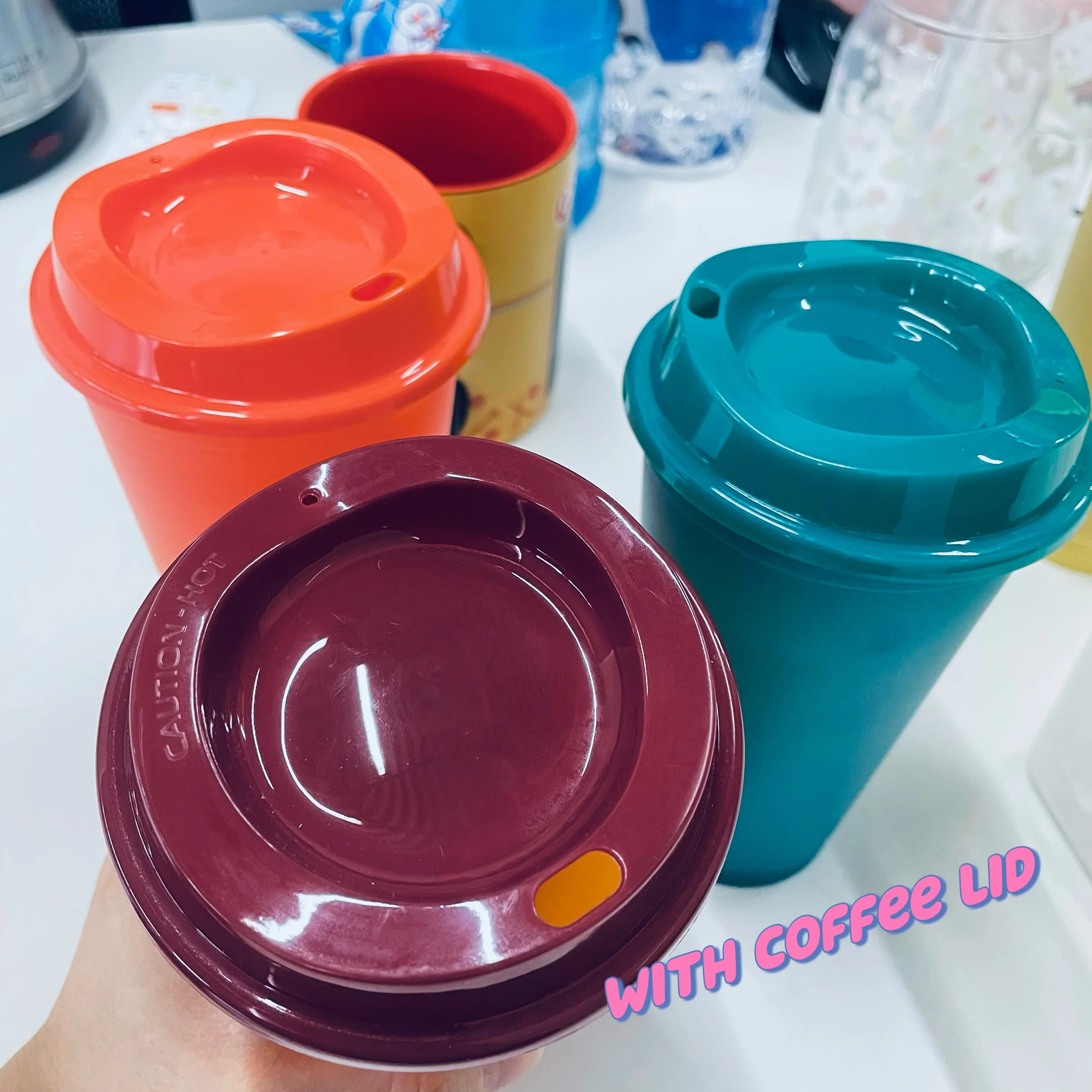 Eco Friendly Hot 16Oz Color Change Travel Pp Custom Plastic Mug Reusable Coffee Cup With Lids