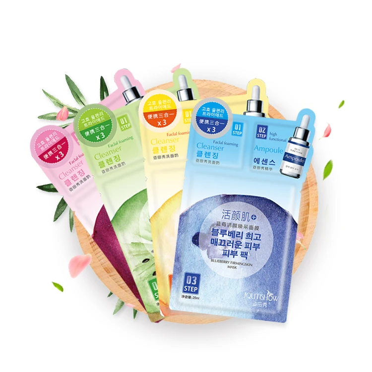 
skin care natural aloe vera blueberry fruit facial mask beauty brightening moisture korean face mask for all type skin 