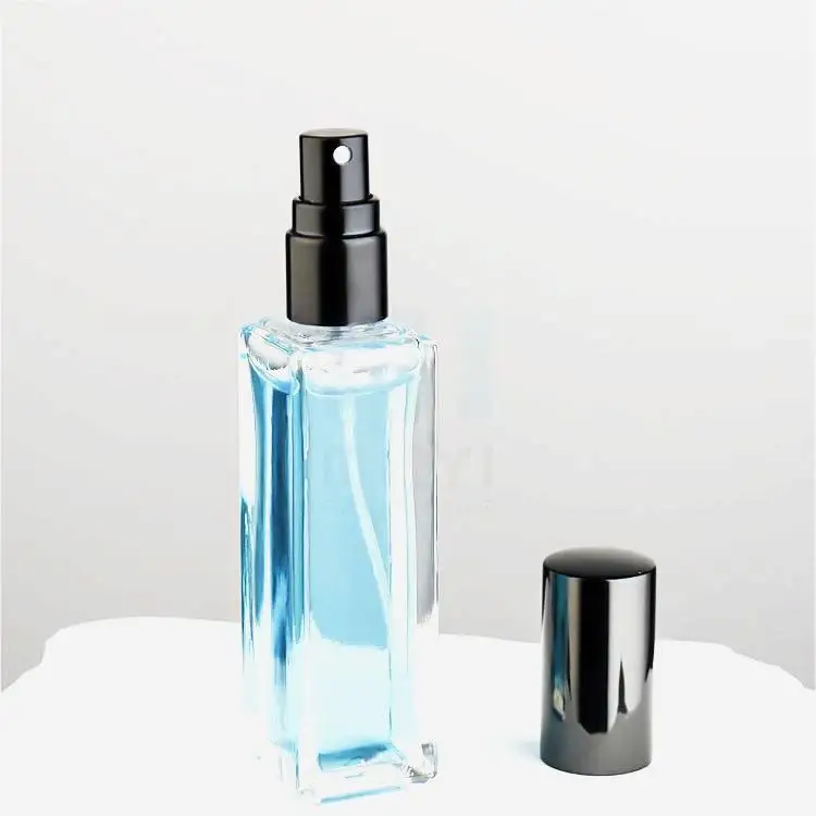 2024 custom 10ml 15ml 20ml 30ml  factory price perfume container empty glass square spray perfume bottle
