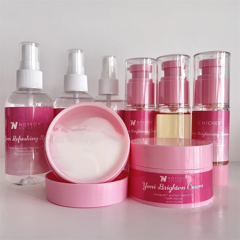 High quality whitening beauty care products women Yoni wash Brighten Cream set for wholesales