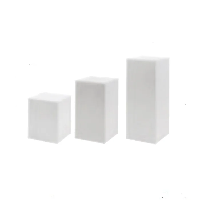 Выставочный зал напольный магазин белая деревянная витрина для