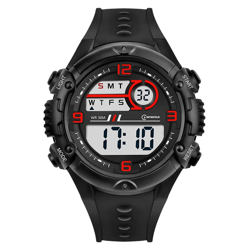 MINGRUI 8101G Mens sports wrist watch waterproof digital watch MR brand watches