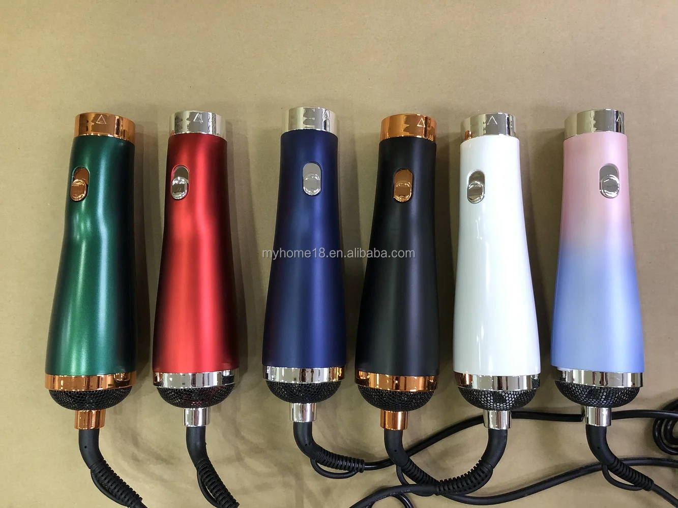 China Top Seller Hair Dryer with 3 heads Hot Cold Hair Brush Dryer Comb One Step Hair Styling Tools