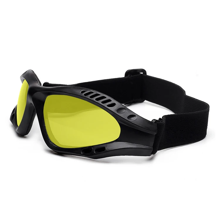 Lightweight Outdoor Tactical Impact Goggles UV400 ANSI Anti Fog Tactical Eye Glasses CS Shooting Goggles