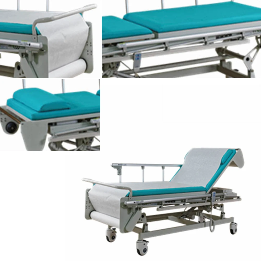 MY-R025A Electric lift examination bed Medical nursing bed stainless steel hospital bed