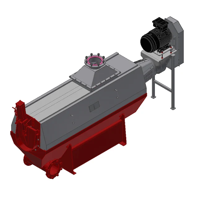High productive  wet feather dewater  press  of animal  waste rendering plant