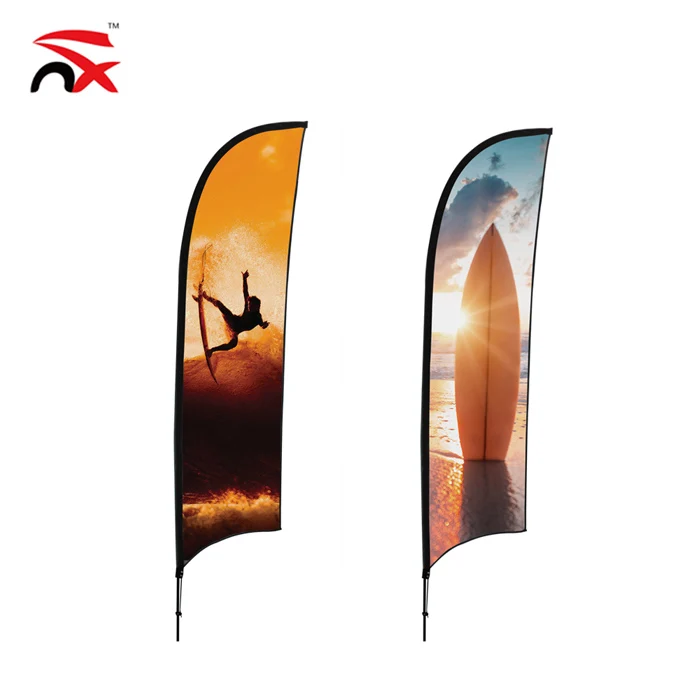 Wholesale Custom Advertising Swooper Feather Flag Banner with Pole Kit