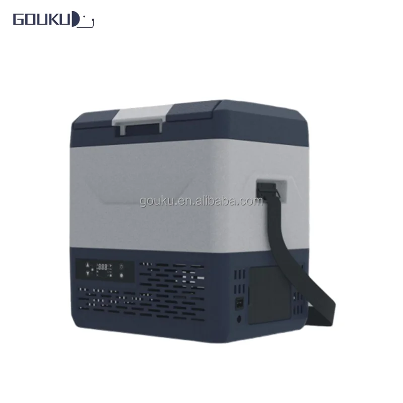 GOUKU Removable battery mini fridge boxes 12L breast milk cosmetics food medicines refrigerated car home portable refrigerator