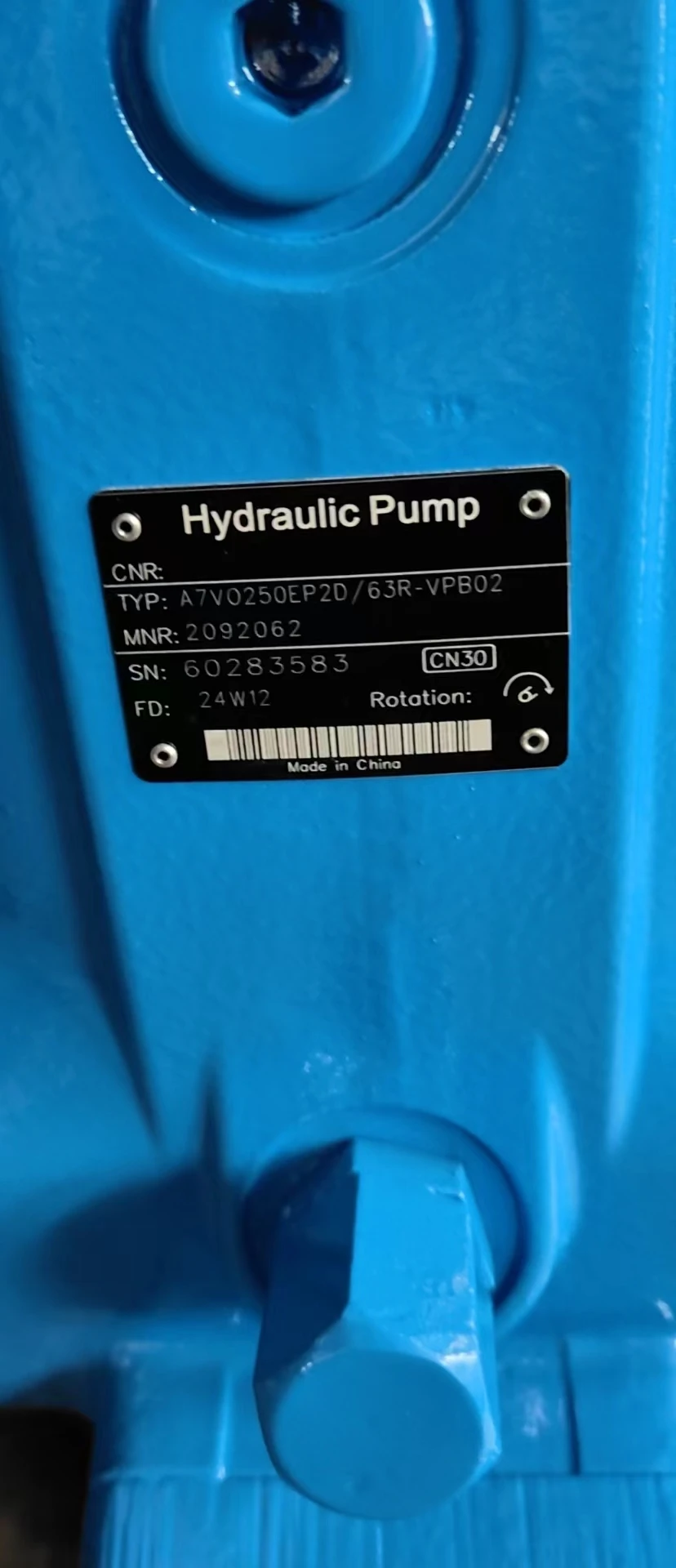 A7VO A7VO55 A7VO80 A7VO107 A7VO160 series hydraulic piston pump A7VO160LRS/61R-DZB01 Hydraulic Excavator pump