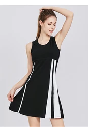 mujer babolat tennis womens tank ma long table jersey topspin pro tennis running skirt black white pleated skirts