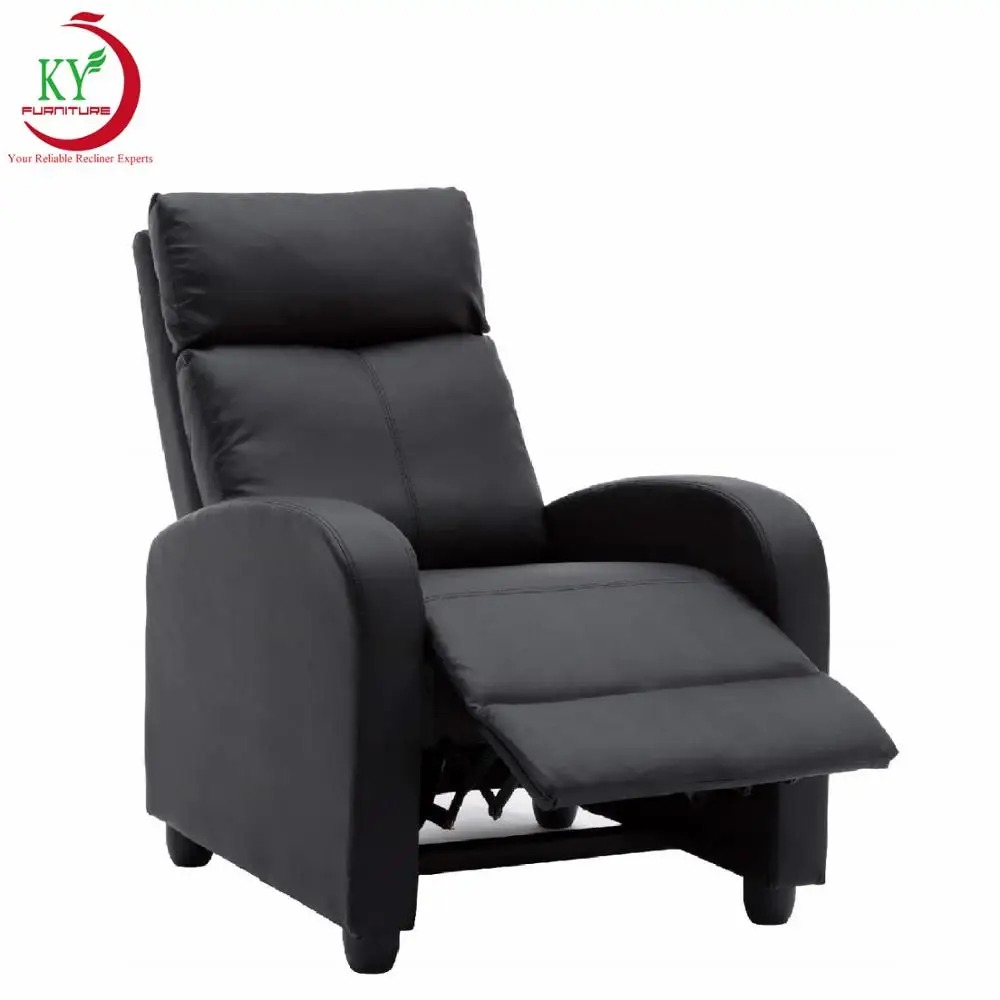 JKY Furniture Morden Design Modern Manual Push Back Chaise Couch Lounger Home Theater Seating Recliner Sofa Chair