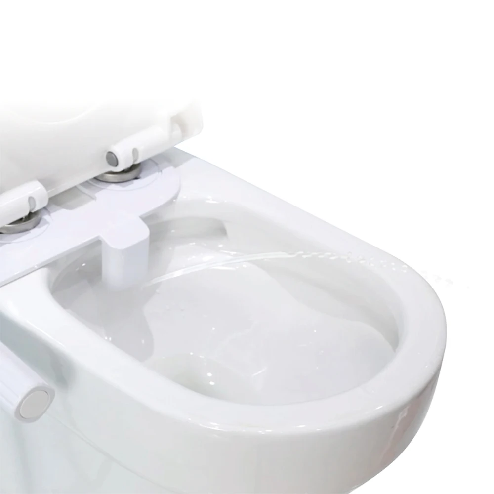 Туалет биде легко установить неэлектрический двойное сопло пресной холодной воды спрей подходит для большинства людей