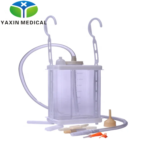 China Disposable 2 chambers pleural chest drainage underwater-seal-drainage-system thoracic bottle