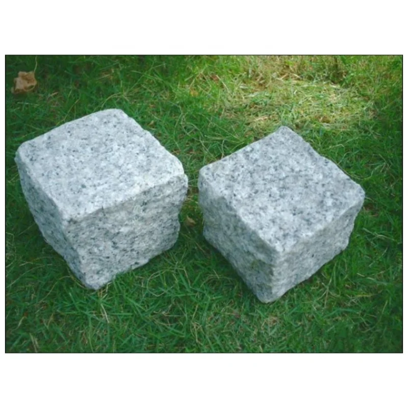 Walk Way Cheap G603 Flamed Tumble Brick Driveway Pavers Driveway Paving Stone Granite Cobblestone Driveway Pavers Mesh