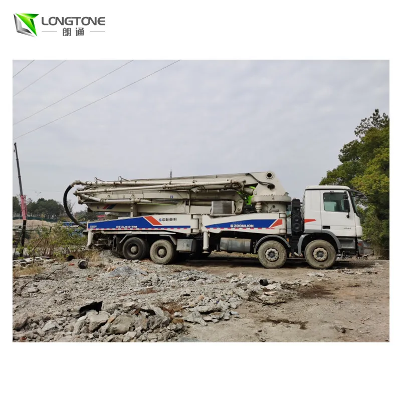 Solid reputation Factory price concrete pump mixer truck used for BOOM B6RZ 49