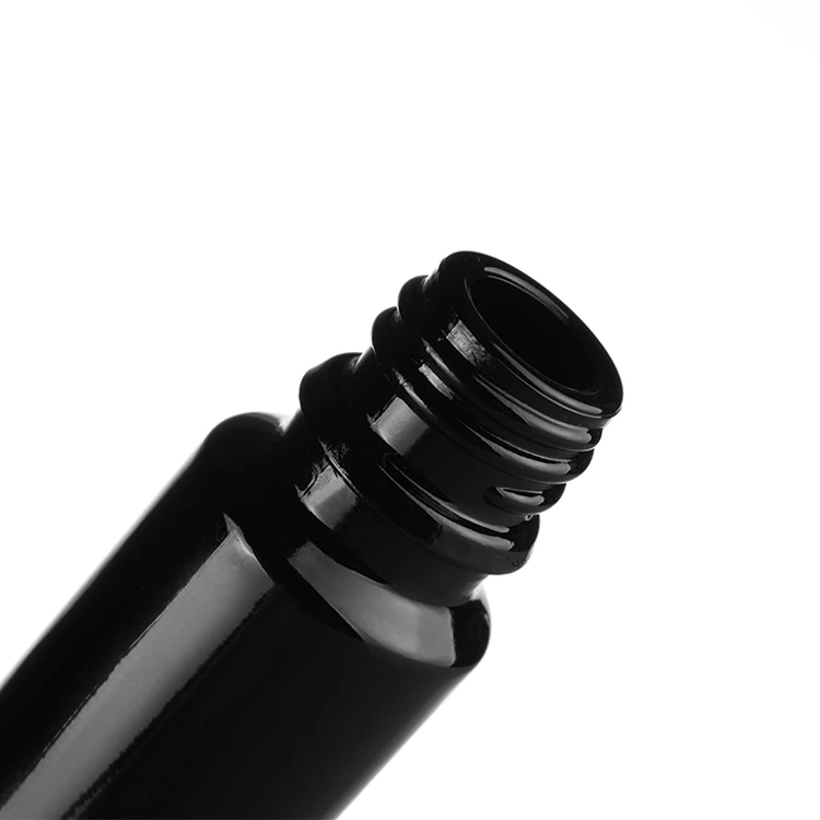 10ml 15ml 20ml 30ml 50ml 100ml 200ml Multi-spec Black empty Glass Bottle Vial for Medical or Cosmetic