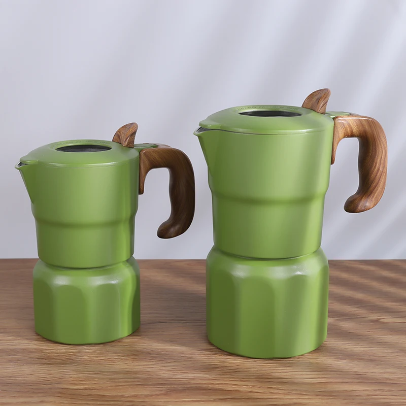 HIGHWIN Stovetop Espresso Maker Induction Stovetop Moka Coffee Pot for Cappuccino or Latte