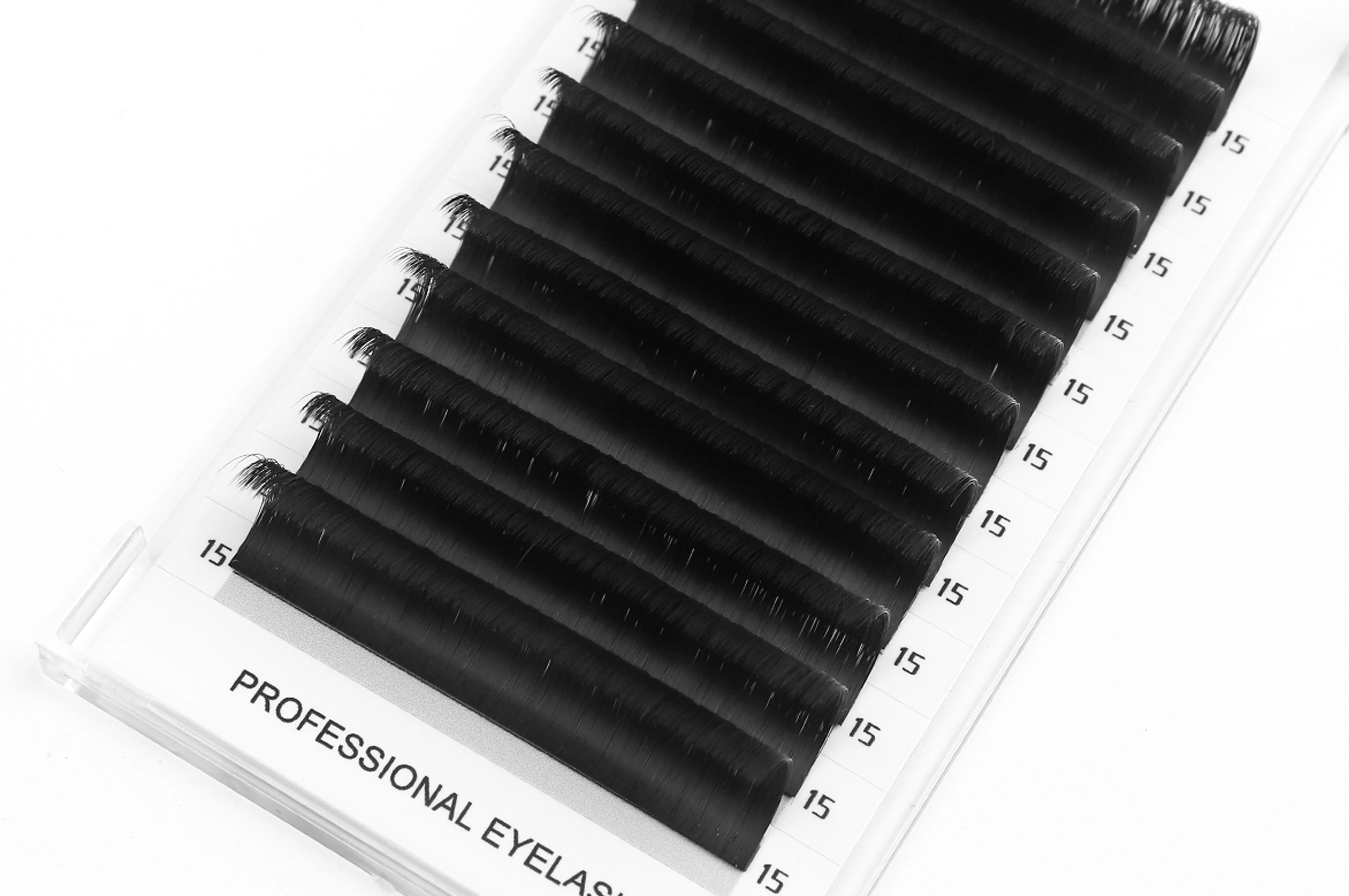 Handmade Classic Silk Individual Russian Volume Extensions DD Curl 0.05 0.03 C D Tray Cashmere PBT Tray Eyelash Extensions Boxed