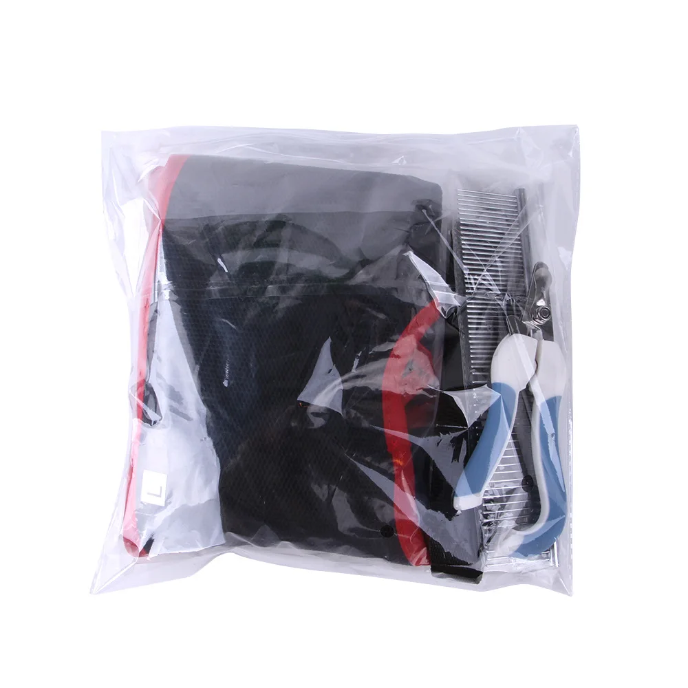 11 pcs Pet Red Style Dog Grooming Hammock Kit Comb Hair Nail Clipper Pet Manicure Tools Brush Gloves