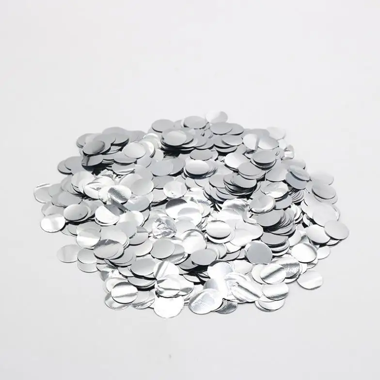 Wholesale Push Confetti 1.5cm Round Metallic Champagne Gold Confetti Circles Wedding Party Balloon Table Decorations