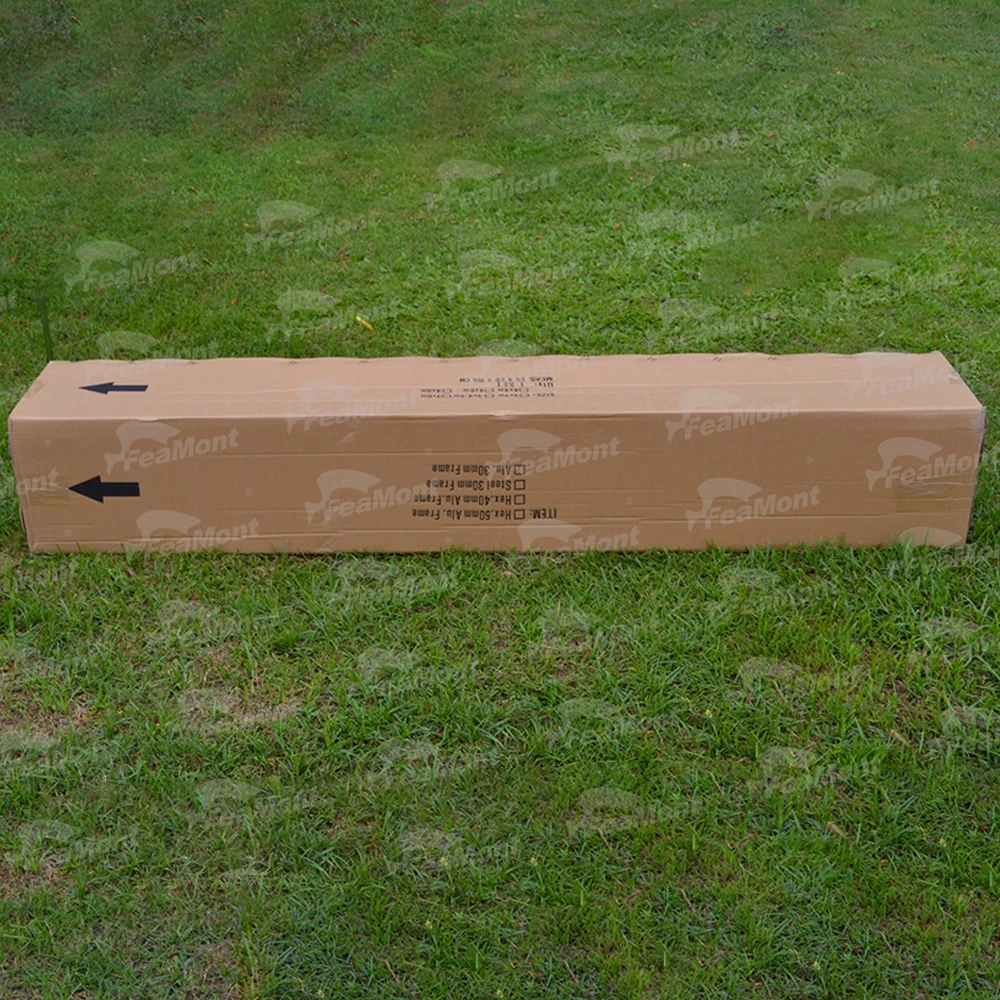 FEAMONT 3x6M Printed Trade Show Tent Hexagon Structure with 40MM Aluminum Tube PC Folding Frame for Promotional Use