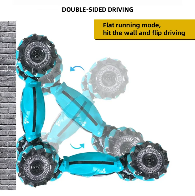 High Speed Off-road Kids Mini Toy Twisting Double Side Drift 4x4 Gesture Watch Stunt Rc Car With Remote Control