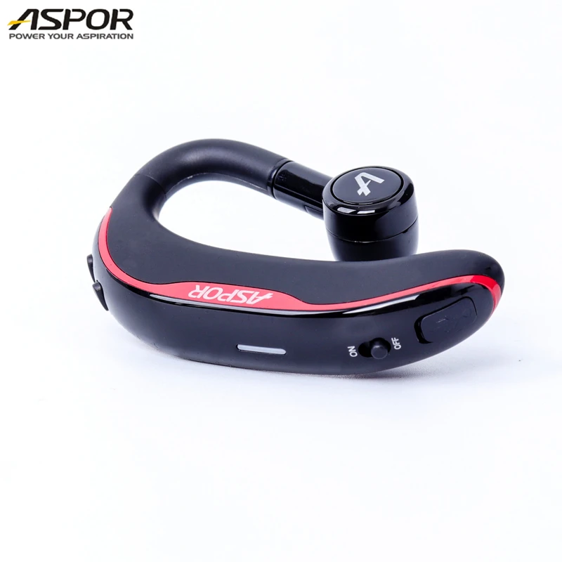 ASPOR IPX4 Waterproof Long Talkingtime and Standby Connect Two Phones BT Wireless Earphone