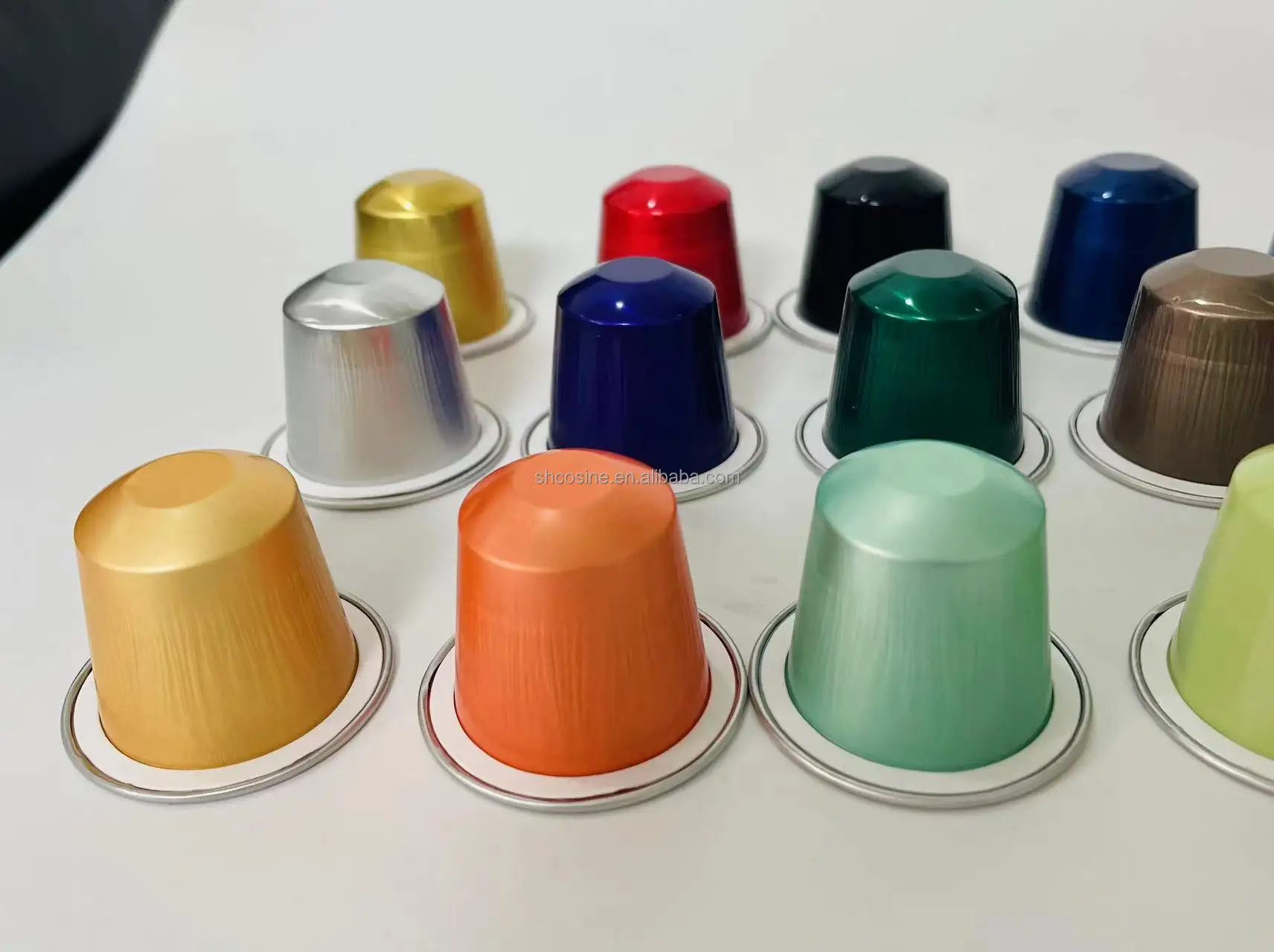 empty 37 mm portable Cheap aluminum nes coffee capsules producer