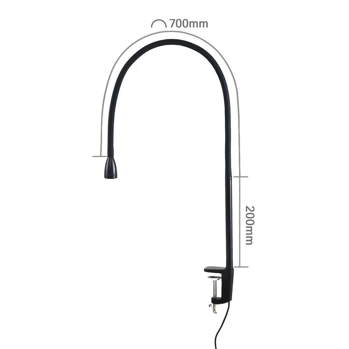 Desk clip type Product adhesives USB UV Eyelash Glue Curing Lamp for Lash Extensions led uv glue light with Foot Switch