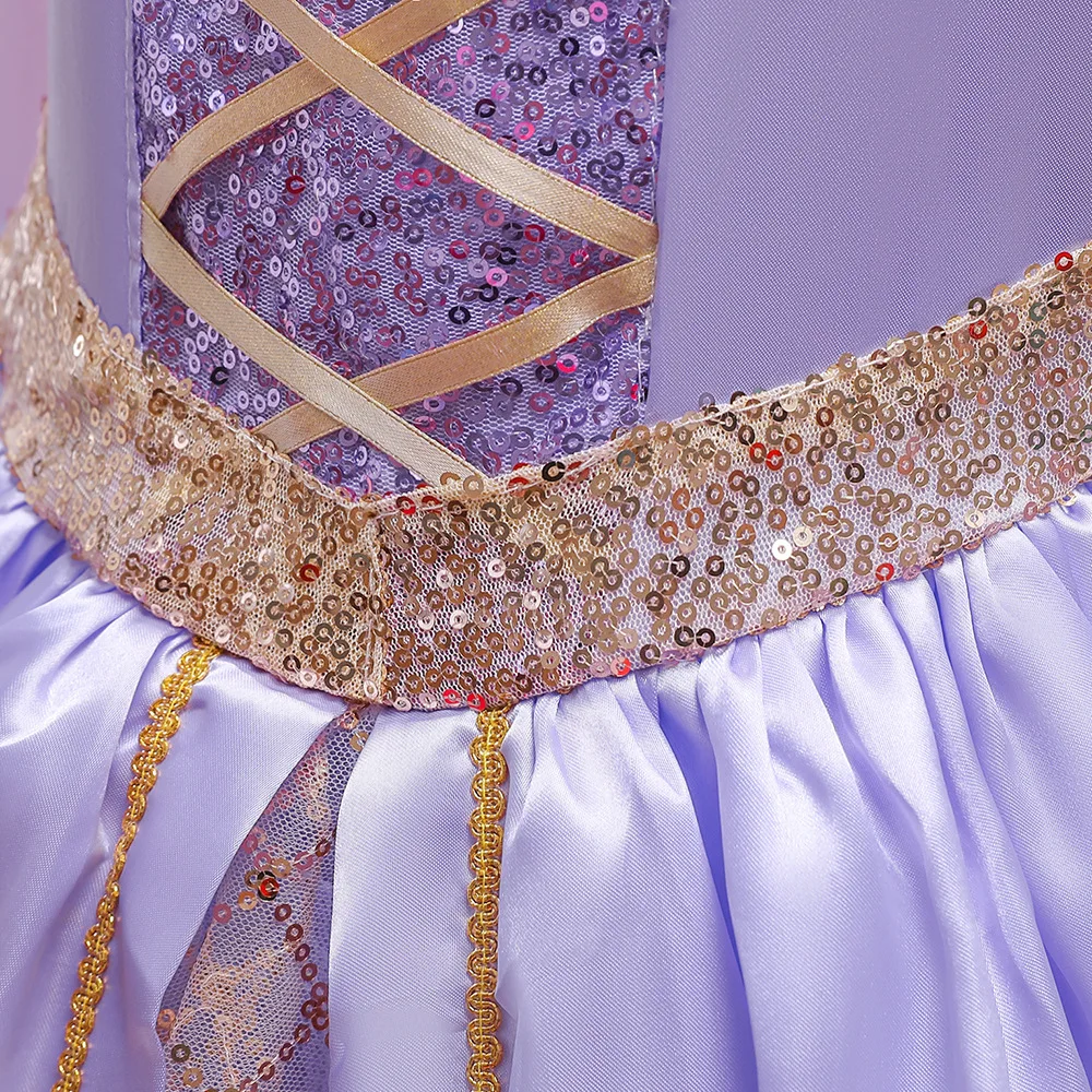 New Arrivals Girls Party Dresses with Accessories Kids Clothing for Girls Party Dresses 7-8 years
