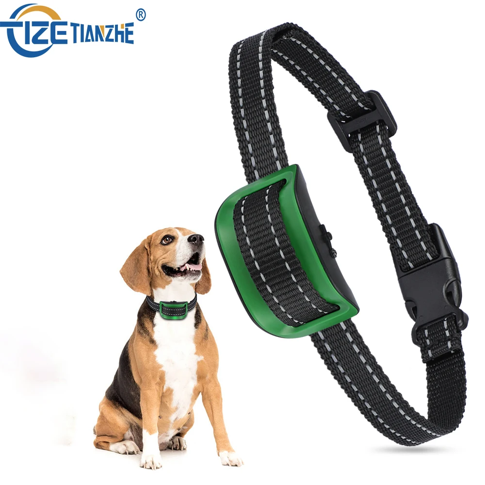 Tize Hot US Amazon USB Лай сдерживающие анти-блафбэнд звуковой сигнал Вибрация без вреда не шок стоп собака Анти лай ошейник устройство для